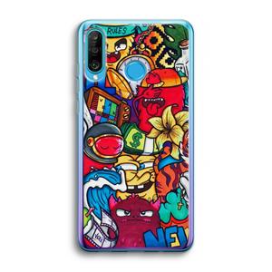 CaseCompany No Rules: Huawei P30 Lite Transparant Hoesje