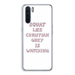 CaseCompany Christian Grey: Oppo A91 Transparant Hoesje