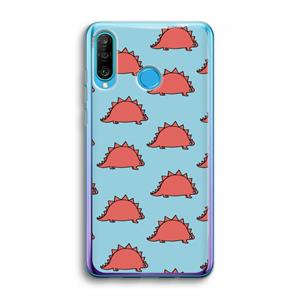 CaseCompany Dinosawrr: Huawei P30 Lite Transparant Hoesje