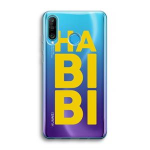 CaseCompany Habibi Blue: Huawei P30 Lite Transparant Hoesje