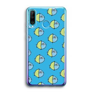 CaseCompany Visjes: Huawei P30 Lite Transparant Hoesje