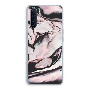 CaseCompany Roze stroom: Oppo A91 Transparant Hoesje