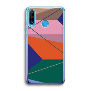 CaseCompany Gestalte 1: Huawei P30 Lite Transparant Hoesje