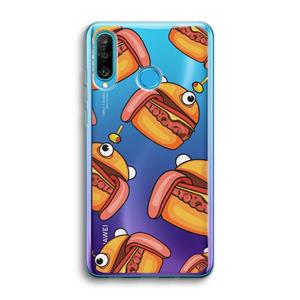 CaseCompany Hamburger: Huawei P30 Lite Transparant Hoesje