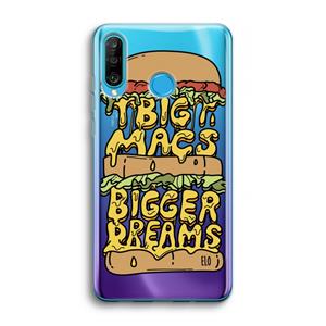 CaseCompany Big Macs Bigger Dreams: Huawei P30 Lite Transparant Hoesje