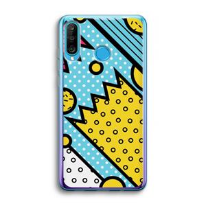 CaseCompany Pop Art #1: Huawei P30 Lite Transparant Hoesje
