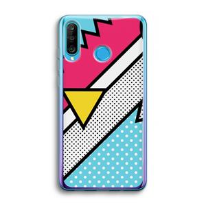 CaseCompany Pop Art #3: Huawei P30 Lite Transparant Hoesje