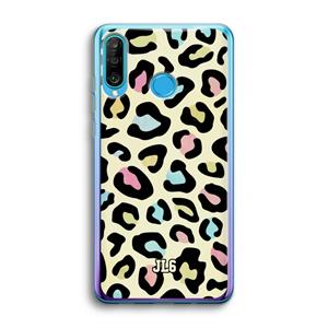 CaseCompany Leopard pattern: Huawei P30 Lite Transparant Hoesje
