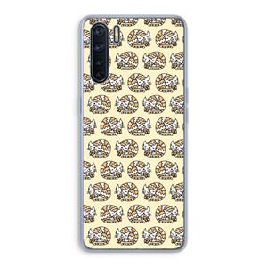 CaseCompany Slapende poes: Oppo A91 Transparant Hoesje