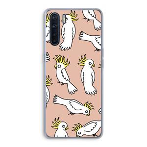 CaseCompany Papegaai: Oppo A91 Transparant Hoesje
