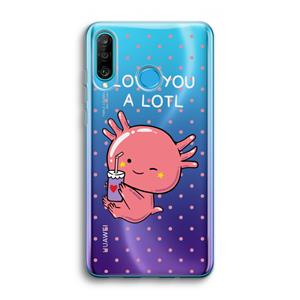 CaseCompany Love You A Lotl: Huawei P30 Lite Transparant Hoesje