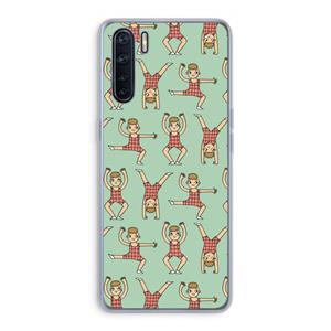 CaseCompany Gymboys: Oppo A91 Transparant Hoesje