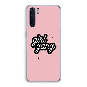 CaseCompany Girl Gang: Oppo A91 Transparant Hoesje