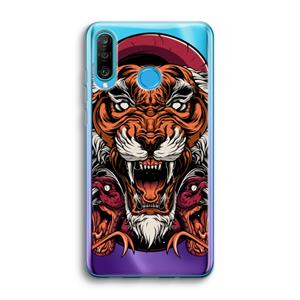 CaseCompany Tiger and Rattlesnakes: Huawei P30 Lite Transparant Hoesje