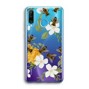 CaseCompany No flowers without bees: Huawei P30 Lite Transparant Hoesje