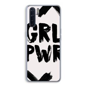 CaseCompany Girl Power #2: Oppo A91 Transparant Hoesje