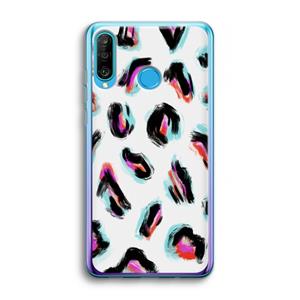 CaseCompany Cheetah color: Huawei P30 Lite Transparant Hoesje
