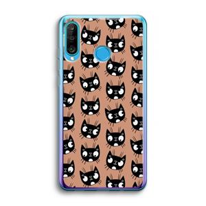 CaseCompany Kat: Huawei P30 Lite Transparant Hoesje