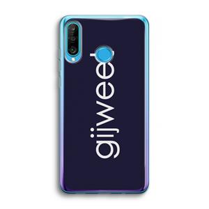 CaseCompany Gijweet: Huawei P30 Lite Transparant Hoesje