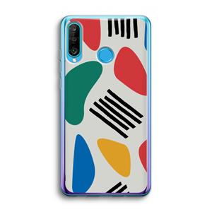 CaseCompany Illustratieve pop 1: Huawei P30 Lite Transparant Hoesje