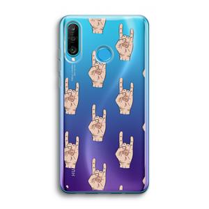 CaseCompany Rock: Huawei P30 Lite Transparant Hoesje