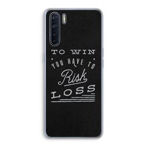 CaseCompany Risk loss: Oppo A91 Transparant Hoesje