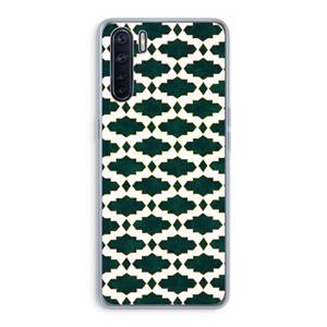 CaseCompany Moroccan tiles: Oppo A91 Transparant Hoesje