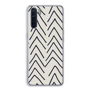 CaseCompany Marrakech Arrows: Oppo A91 Transparant Hoesje