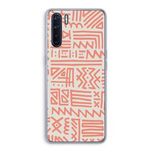 CaseCompany Marrakech Pink: Oppo A91 Transparant Hoesje