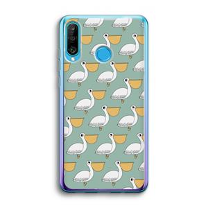 CaseCompany Pelican: Huawei P30 Lite Transparant Hoesje