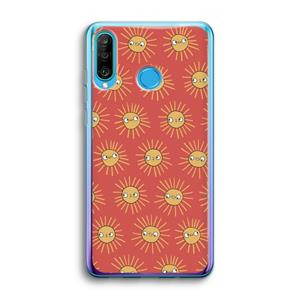 CaseCompany Zon: Huawei P30 Lite Transparant Hoesje