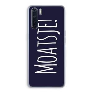 CaseCompany Moatsje!: Oppo A91 Transparant Hoesje