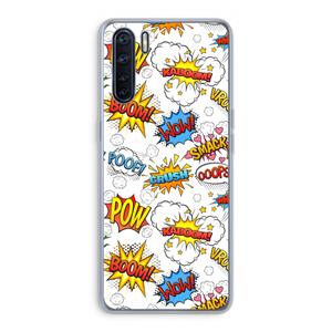 CaseCompany Pow Smack: Oppo A91 Transparant Hoesje