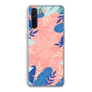 CaseCompany Tropisch: Oppo A91 Transparant Hoesje