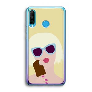CaseCompany Ice cream: Huawei P30 Lite Transparant Hoesje
