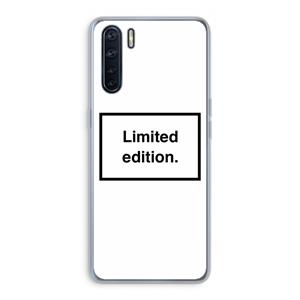 CaseCompany Limited edition: Oppo A91 Transparant Hoesje