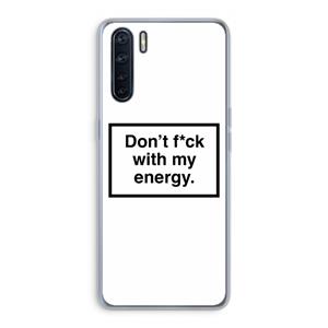 CaseCompany My energy: Oppo A91 Transparant Hoesje