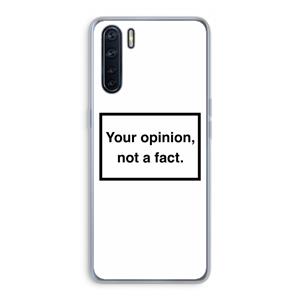 CaseCompany Your opinion: Oppo A91 Transparant Hoesje