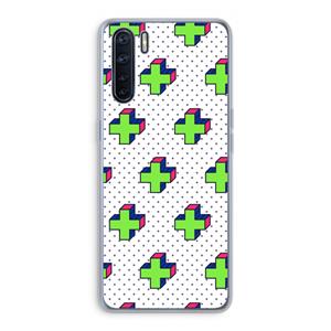 CaseCompany 8-bit N°10: Oppo A91 Transparant Hoesje