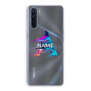 CaseCompany Abstract Spectrum: Oppo A91 Transparant Hoesje