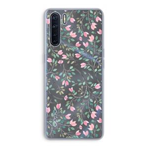 CaseCompany Sierlijke bloemen: Oppo A91 Transparant Hoesje