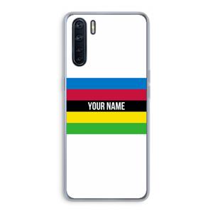 CaseCompany WK Wielrennen: Oppo A91 Transparant Hoesje