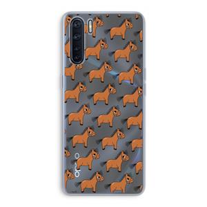 CaseCompany Pony: Oppo A91 Transparant Hoesje