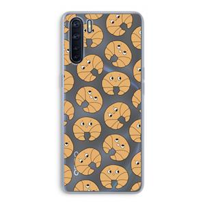 CaseCompany Croissant: Oppo A91 Transparant Hoesje