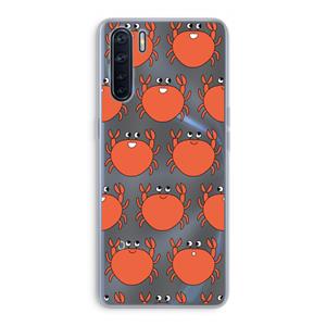 CaseCompany Krab: Oppo A91 Transparant Hoesje