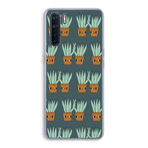 CaseCompany Sansevieria: Oppo A91 Transparant Hoesje