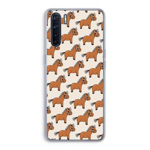 CaseCompany Pony: Oppo A91 Transparant Hoesje