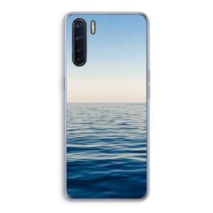 CaseCompany Water horizon: Oppo A91 Transparant Hoesje