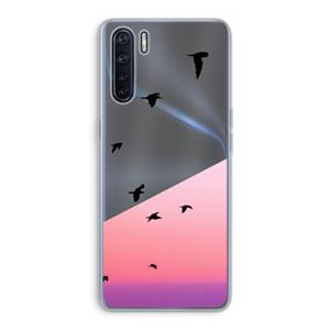 CaseCompany Fly away: Oppo A91 Transparant Hoesje