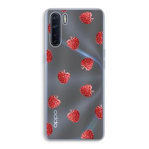 CaseCompany Framboosjes: Oppo A91 Transparant Hoesje